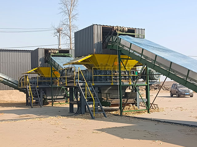 沈陽遼中黃貯秸稈生產(chǎn)線現(xiàn)場